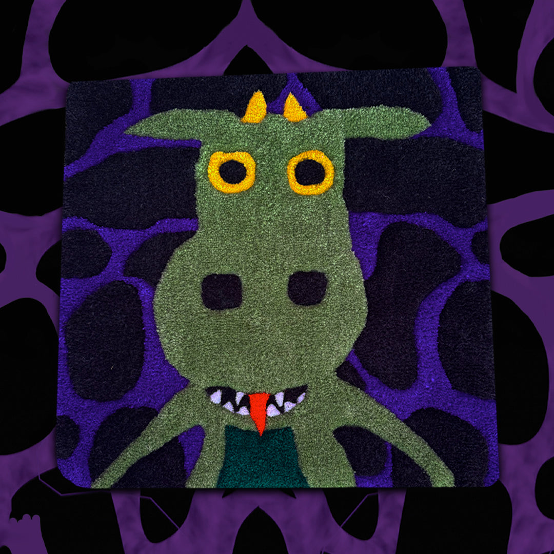 Mean Dragon Rug