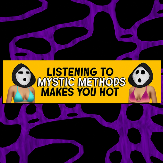 MAKES YOU HOT BUMPER STICKER